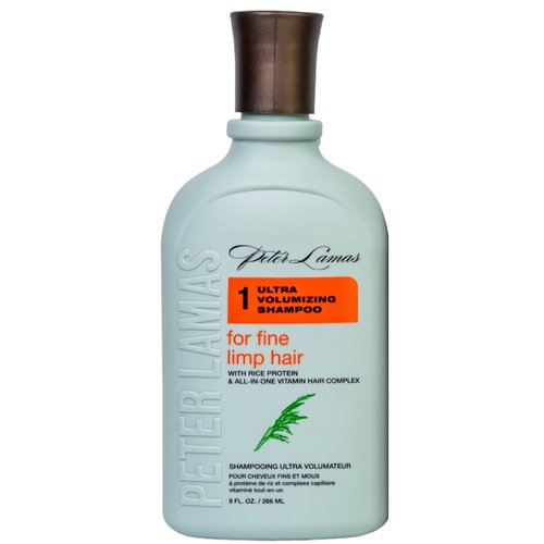 Peter Lamas Ultra Volumizing Shampoo | Softens Fine, Limp Hair with Rice Water and B-Vitamins | Vegan, Paraben, Sulfate-Free
