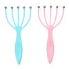 Ryoma Scalp Massager, Protable Hand Held SPA Head Massager for Deep Relaxation & Stress Reduction in The Office Home SPA Father's Day and Mother's Day Gifts Pink+Blue(2-Pack)