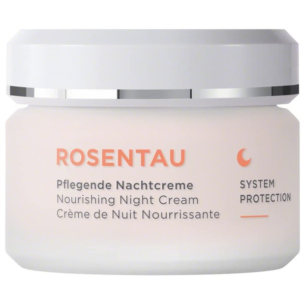 ANNEMARIE BÖRLIND – ROSE DEW Nourishing Night Cream – protecting and firming facial care, with Alpenrose extract and Avocado Oil, vegetarian, 1.69 Fl. Oz.