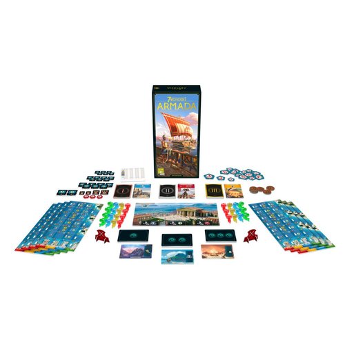 7 Wonders Armada Board Game EXPANSION (New Edition)| Family Board Game | Civilization Board Game for Adults| Strategy Board Game for Game Night | 3-7 Players | Ages 10+ | Made by Repos Production
