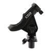 Scotty Baitcaster/Spinning Rod Holder Black with 244 Flush Deck Mount, Small (0281-BK)
