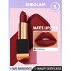 SHEGLAM Matte Allure Lipstick 20 Colors High Pigment Velvety Soft Long Lasting Lipstick - Carnival