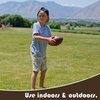 LMC Products Brown Foam Football for Kids - 9 ½ inch Foam Football, Soft Kids Football