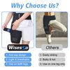 Wisesso Hip Brace for Sciatica, Hip Flexor Compression Wrap for Sciatica Pain Relief, Hip Support for Groin, Thigh, Hamstring, Pulled Muscle Injury, Sciatic Nerve Brace For Men and Women, Blue