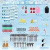 16 Pack Snowman Kit, Build a Snowman Craft Kit for Kids, Christmas Craft Creative Air Dry Clay Modeling Dough Crafts, Enhance Creativity Gifts Christmas Winter School Xmas Creative Supplies Decoration