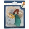 Itzy Ritzy Teething Keys Baby Teether Toy - Features a Braided Texture Ring & Keys, Includes a Water-Filled Leaf-Shaped Teether & Silicone Sloth & Koala Teething Toys, Ideal for Ages 3 Months & Up