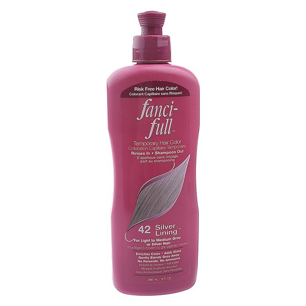 Fanci-Full Temporary Rinse-In Shampoo Out Hair Color ~ # 42 Silver Lining 9oz (Quantity 1)