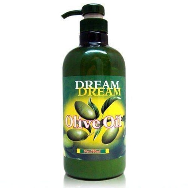 Dream Olive Oil Lotion for Body, Hands and Feet; Creates Smooth, Non-Greasy, Delectable, Calming, Emollient Long Lasting Smell for Dry Skin; Popular Use in Nail Salons & Spas - 750ml