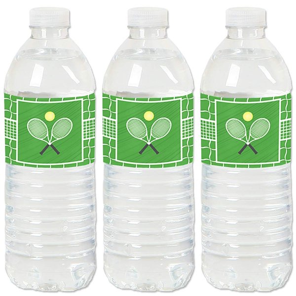 You Got Served - Tennis - Baby Shower or Tennis Ball Birthday Party Water Bottle Sticker Labels - Set of 20