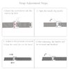 MIJOBS Strap for Xiaomi Mi Band 7 Mi Band 6 Mi Band 5 Breathable Replacement Strap for Band 4/Mi Band 3 Smart Band Watch Strap Wristband Bracelet for Women Men