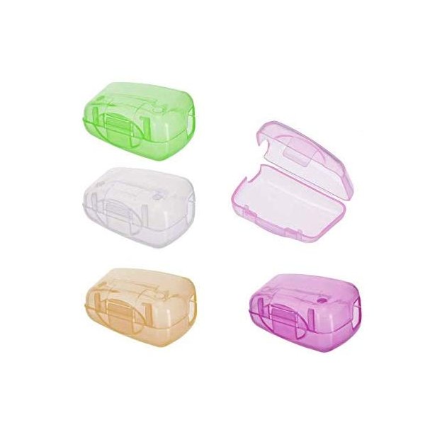 LASSUM 10 Pieces Toothbrush Head Cover Portable Brush Case Protective Caps for Home Daily Travel Outdoor Camping Sport Running Hiking