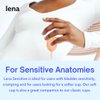 Lena Sensitive Menstrual Cup | Soft Reusable Beginner Period Cup | 12h Wear | Tampon, Pad, and Period Disc Alternative | Feminine Care Hygiene Products (Clear, Small)