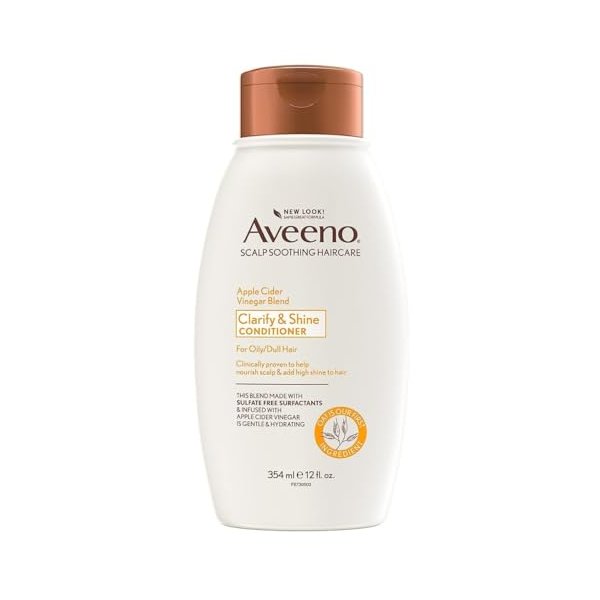 Aveeno Conditioner Apple Cider Vinegar 12 Ounce (354ml) (3 Pack)