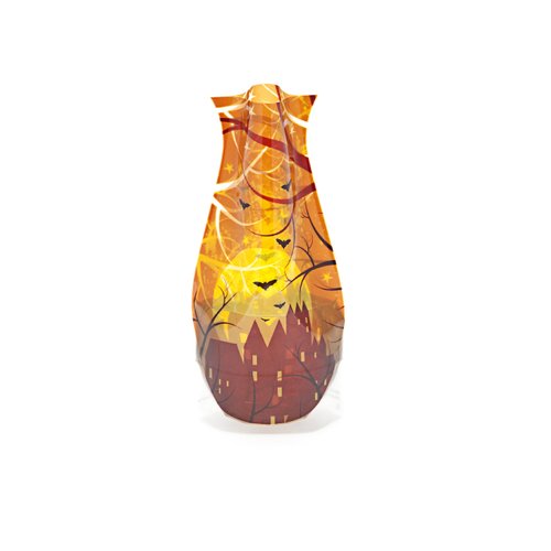 MODGY Expandable Flower Vase Plastic Decorative Modern Vases for Flowers Centerpieces Dining Table Decor Living Room Bathroom Wedding Office, FallUponUs Halloween