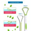 3PCS Tongue Cleaner, Soft Tongue Scraper, Oral Care Cleaners, Dental Scrapers Kits, Professional Eliminate Bad Breath, Premium Cleaning Tools (2Green+1Blue)