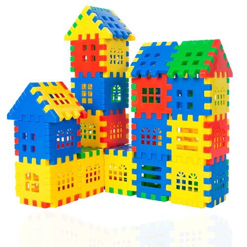 Interlocking Building Blocks – 70-Piece Kids for Toddlers and Kids – Fun and Educational Toy Building Set for Skill Development, Educational Conventional Toys Gift for Boys Girls53