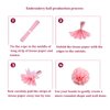 fiintrwa Pink Birthday Decorations, Pink Happy Birthday Banner with Tissue Paper Pom Poms, Hanging Paper Fans Party Decoration /Birthday Party Decorations for Women Girls
