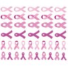 40 Pink Ribbon Temporary Tattoos: Breast Cancer Awareness Tattoo (5 Sheets)