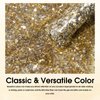 VENALISA Gel Nail Polish, 12ml Gold Glitter Color Soak Off UV LED Nail Gel Polish Nail Art Starter Manicure Salon DIY at Home, 0.43 OZ