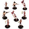 Monster Townsfolk Mini Fantasy Figures - 8pc Hand-Painted Authority Non Player Character NPC Miniatures - 1" Hex-Sized Compatible with DND Dungeons, Dragons and All Tabletop Games