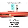 YouClean Natural Peppermint Essential Oil Infused Vegan Plant-Based Waxed Dental Floss 38 Yards/ 35 Meters in Refillable Glass Jar