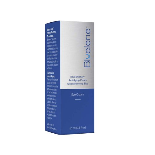 Anti Aging Eye Cream, Bluelene. Revolutionary Eye Cream Moisturizer for Wrinkles with Methylene Blue, Squalane, Meadowfoam Seed Oil, Beet Root Extract, and Persian Silk Tree Extract(15 ml)