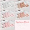 RARJSM Nude Rubber Base Gel Nail Polish Set Clear Sheer Milky White Opaque Pink Builder Base Gel in a Bottle Hard Extension Gel Skin Tone 6 Netural Colors Cured for Nails at Home Salon DIY Beginner