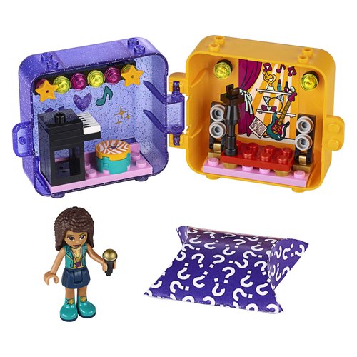 LEGO Friends Andrea’s Play Cube 41400 Building Kit, Includes a Pop Star Mini-Doll and Toy Pet, Sparks Creative Play, New 2020 (49 Pieces)