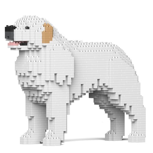 JEKCA Pyrenean Mountain Dog 01S | Plastic Building Blocks | Age 14+