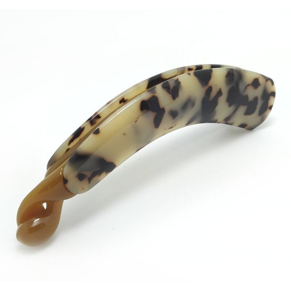 Meilliwish Noble Leopard Banana Hair Clip 1 PCS(H09)(Brown)