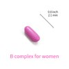 Lovita B Complex Supplement for Women - High Potency Timed Release with Iron, Vitamin C, Cranberry, Pine Bark, Green Tea, 30 Vegetarian Tablets