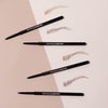 Kiss New York Professional Brow Pencil with Spoolie Brush, Ultra-Fine Precision Point Eyebrow Pencil, Dual-Sided Precise, Slim Definer, Fills Brows, Long-Lasting (Dark Brown)