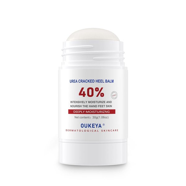 OUKEYA Urea Cream Stick 40 Percent, Heel Balm, Urea Hand Cream Stick and Foot Cream Stick for Dry Cracked, Cracked Heel Treatment, Avoid Frostbite, 40 Percent Urea Lotion for Feet Maximum Strength