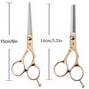 Hair Scissors Thinning Shears for Hair Cutting, Fcysy 6 Inches Barber Scissors Hair Cutting Kit, Wig Trimming Scissors Texturizing Shears Set, Haircut Shears Hair Dresser Scissors for Dog Men Women