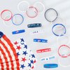 hexiaoxiao 36pcs 4th of July Rubber Bracelets Silicone Wristbands for independence day decorations Supplies fourth of july Party Favors for kids&teens Classroom Prizes Gifts