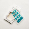 Square Press on Nails Short Fake Nails Cyan False Nails with Solid Color Design Full Cover Acrylic Nails Glossy Glue on Nails Cute Press on Nails Stick on Nails for Women and Girls DIY Manicure 24Pcs