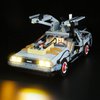 VONADO Light Kit Compatible with Lego Delorean 10300 - Lego Sets Not Included, Led Lighting Kit Compatible with Lego Back to The Future Time Machine Time-Travel Car (Standard Version)