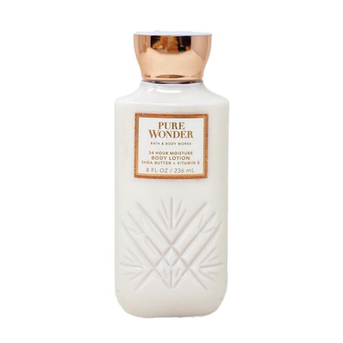 Bath & Body Works Pure Wonder 3 Piece Daily Nourishing Body Lotion Gift Set Bundle with a Himalayan Salts Springs Bar Soap - Full Size