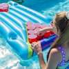 PoolCandy Inflatable Pool Party Pong; an Easy Set up Pool, Lake or Beach Pong Game. Perfect for Your Next BBQ, Pool or Beach Party.