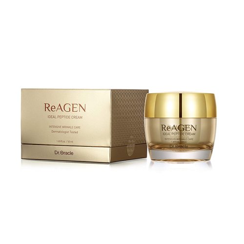 Peptide Cream - Wrinkle Repairing Daily Anti-aging Moisturizer for Fine Lines and Wrinkles, Dark spots, All Skin Types, Dry, Sensitive, Mature Skin, 1.69 fl. oz/50ml, Dermatologist Tested by Dr.Oracle