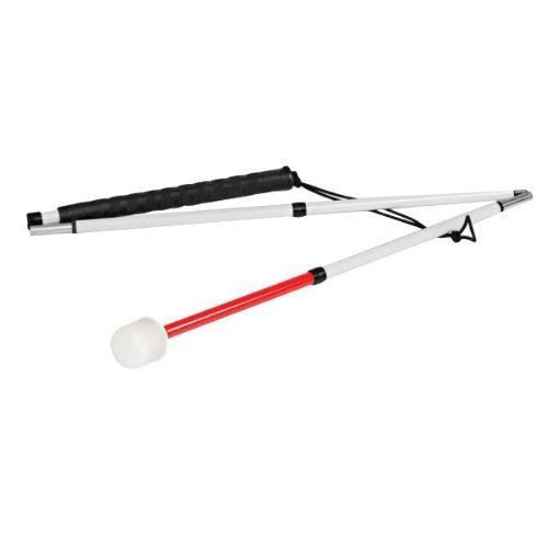 Graphite 5-Sec. Folding Cane-Marshml Roller-54-in by Ambutech