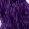 S-noilite 24 Inches Long Curly Full Head Clip in Synthetic Hair Extensions 8pcs 170g (24"-Curly, Black Purple)