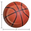 Basketball Dessert Plates, 24 ct