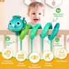 Car Seat Toys for Babies 0-6 Months,Baby Activity Stroller Toy for Newborn 0 3 6 Months,Hanging Rattle Toys for Crib Mobile with Rattles and Squeaker for Babies Infant Boys Girls Gifts-Dinosaur