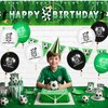 RUMIA Soccer 8th Birthday Party Decorations Soccer Happy 8th Birthday Yard Banner and 18PCS Sport Themed 8th Birthday Balloons for Boys Kids Soccer Football 8th Birthday Anniversary Party Supplies