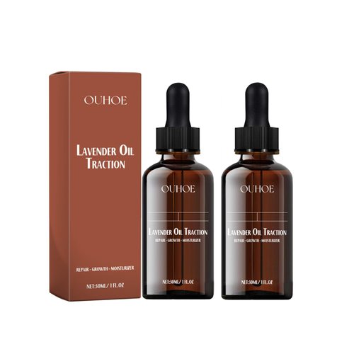 Lavender Oil Traction, Lavender Hair Oil, Lavender Hair Oil for Smoothing and Nourishing Hair, Essention Oil for Dry and Damaged Hair, Soothing Nourishing and Hair Repair