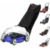 Lawn Mower Cover,600D Polyester Oxford Waterproof Push Mower Covers Fit with Drawstring Cover Storage Bag,Protects Against Water, UV, Dust, Dirt, Wind for Outdoor Protection (74" x 25" x 39")