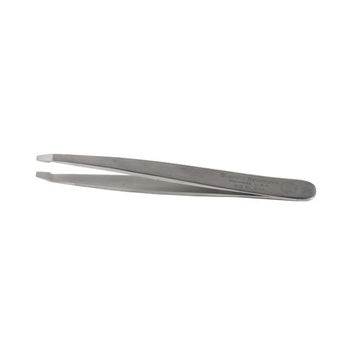 Bianco Brothers Professional Grade Stainless Steel Tweezers | Strong and Rust Resistant Tweezers with Straight Tip Design for Precision and Comfort | Perfect for Facial Hair Removal for Women & Men.