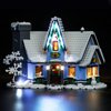YEABRICKS LED Light for Lego- 10293 Creator Expert Santa’s Visit Building Blocks Model: Remote-Control Version (Lego Set NOT Included)