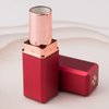 Allwon 10Pcs Red Empty Lipstick Tubes DIY Lip Balm Container (Square Tube)